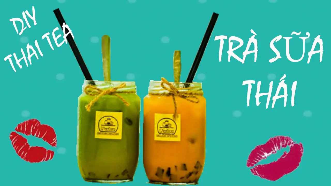 cách làm trà sữa thái tại nhà