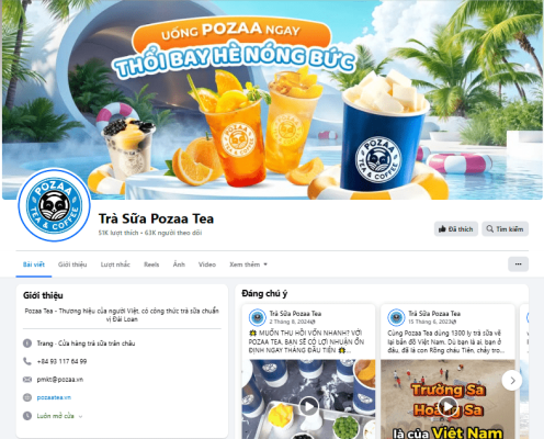 Fanpage Trà sữa Pozaa Tea 