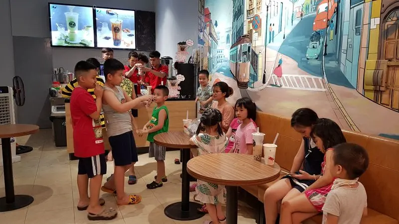 nhượng quyền trà sữa