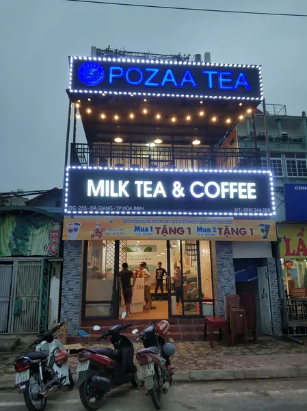 Hình ảnh mặt tiền quán trà sữa Pozaa Tea