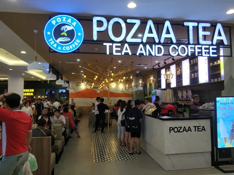 Hình ảnh nhượng quyền trà sữa Pozaa Tea tại Cao Bằng