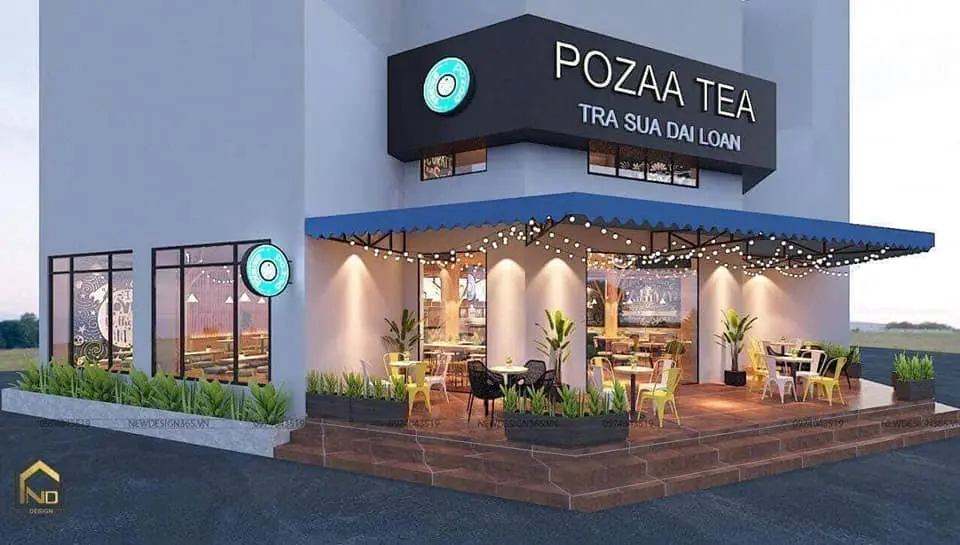 Hình ảnh nhượng quyền thương hiệu trà sữa Pozaa Tea tại Thái Nguyên