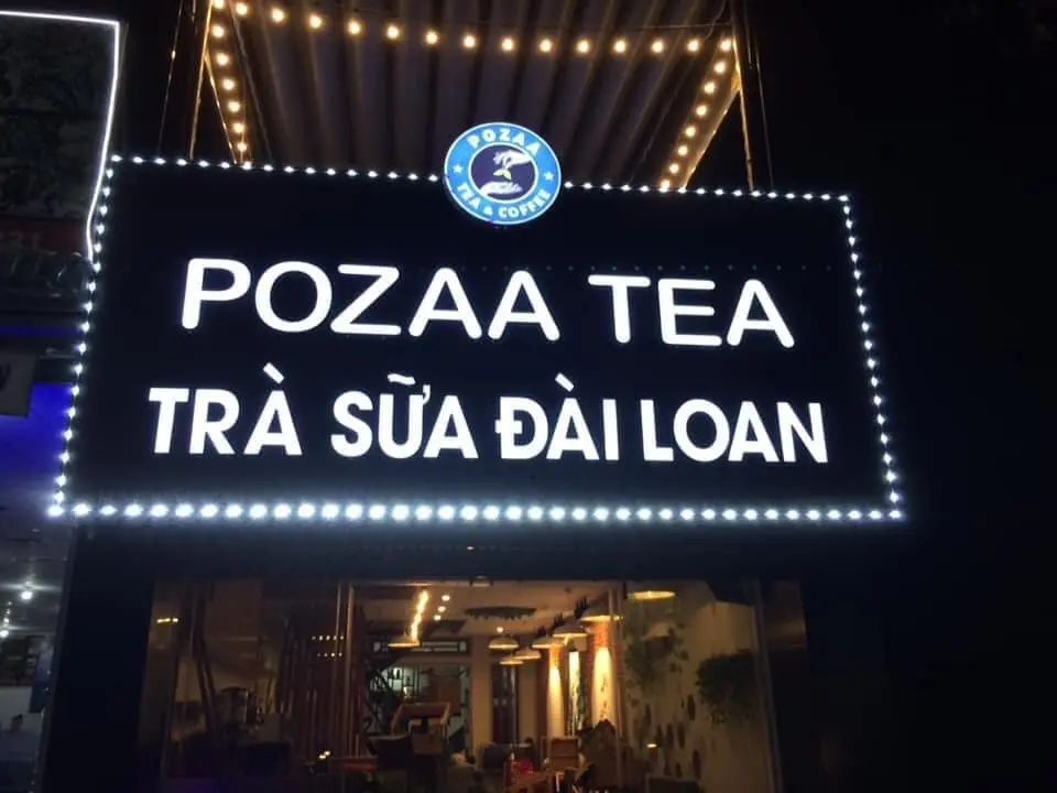 Hình ảnh nhượng quyền trà sữa pozaa tea tại Quảng Bình