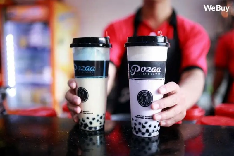 hình ảnh trà sữa Pozaa Tea.