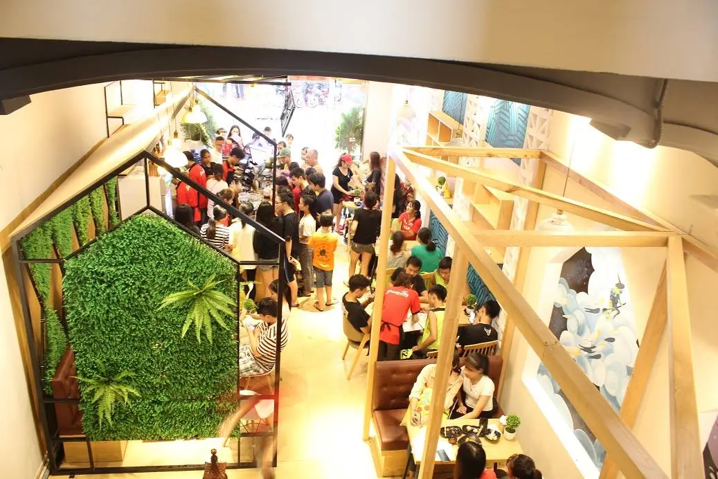 Hình ảnh không gian quán trà sữa Pozaa Tea.