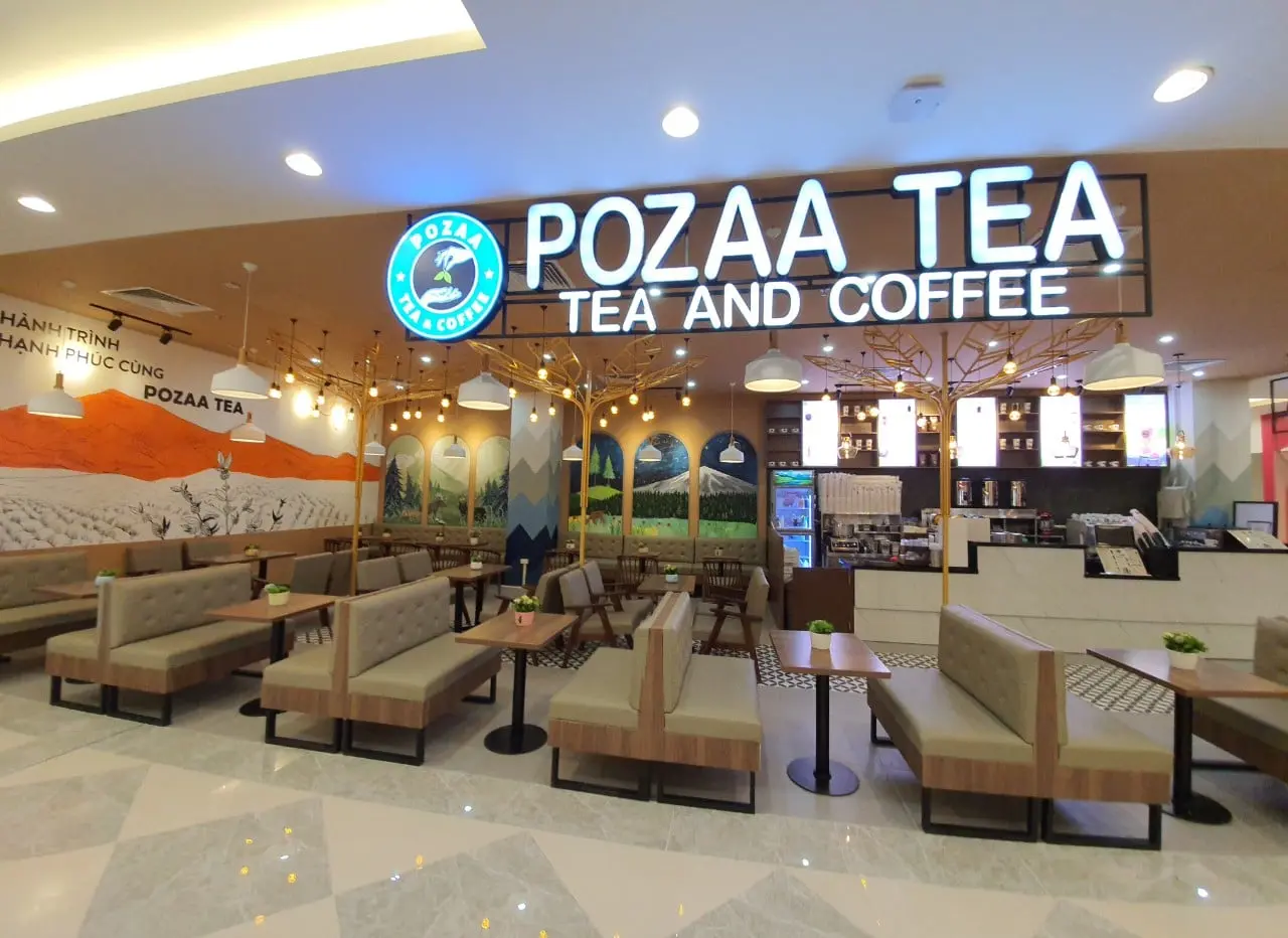 Hình ảnh nhượng quyền thương hiệu trà sữa Pozaa Tea tại Thái Bình.
