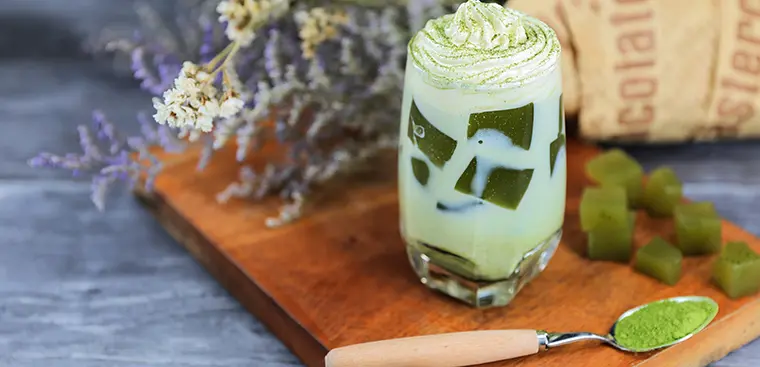 Matcha thạch trà xanh