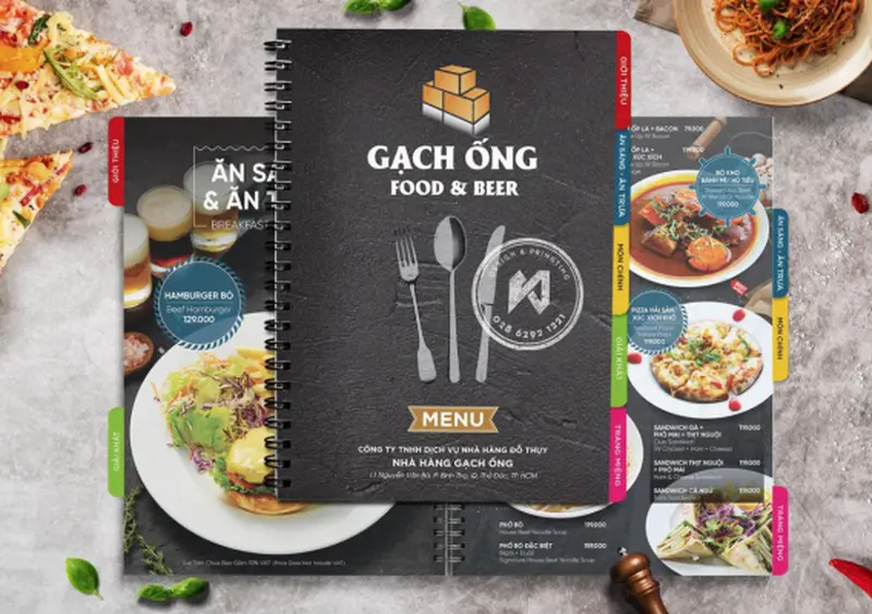 Menu trà sữa