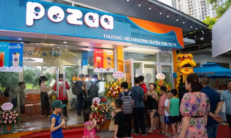bán trà sữa online