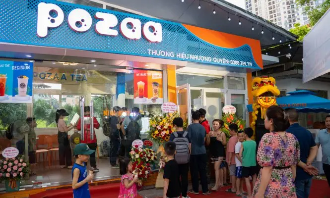 kinh doanh trà sữa nhượng quyền