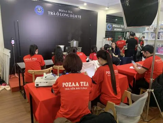 Pozaa tea miễn phí nhượng quyền vĩnh viễn