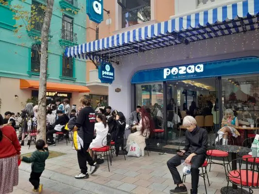 nhượng quyền cửa hàng pozaa tea