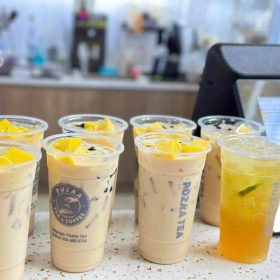 Trà sữa đồng giá thơm ngon với nhiều vị trái cây tại Pozaa Tea