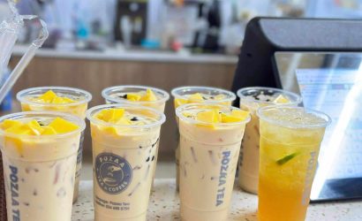 Trà sữa đồng giá thơm ngon với nhiều vị trái cây tại Pozaa Tea