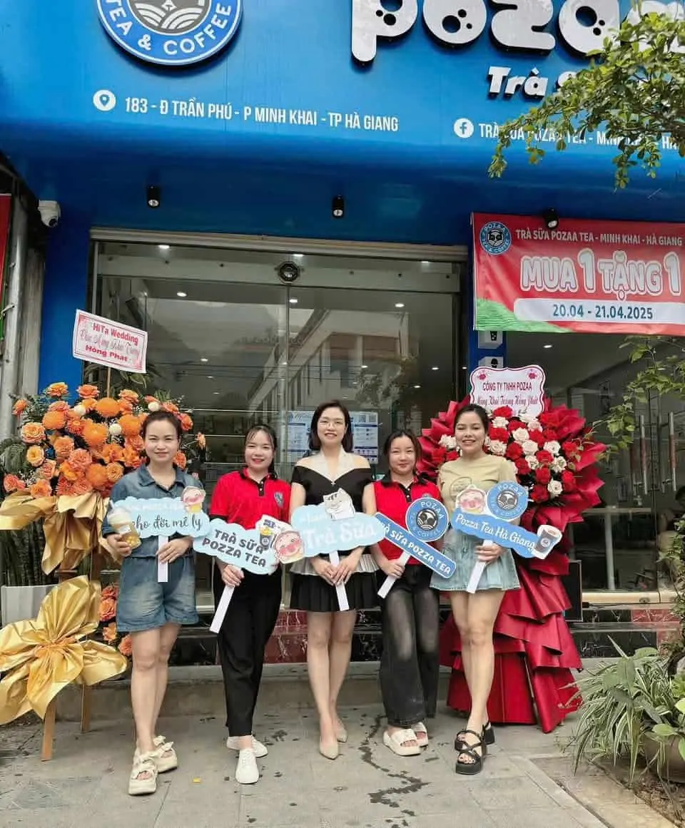 Khai Trương Trà Sữa Pozaa Tea - Minh Khai, TP Hà Giang